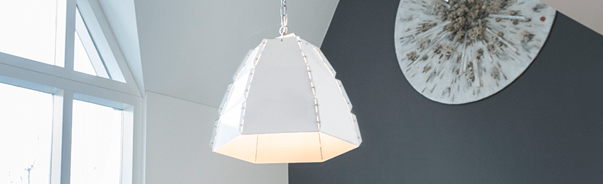White pendant lights