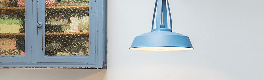 Blue lamps Blue lamps