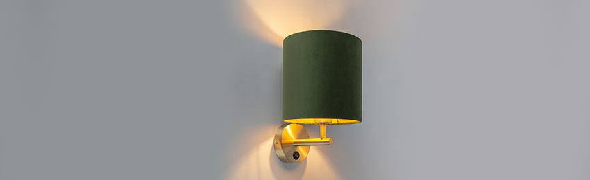 Groene wandlampen