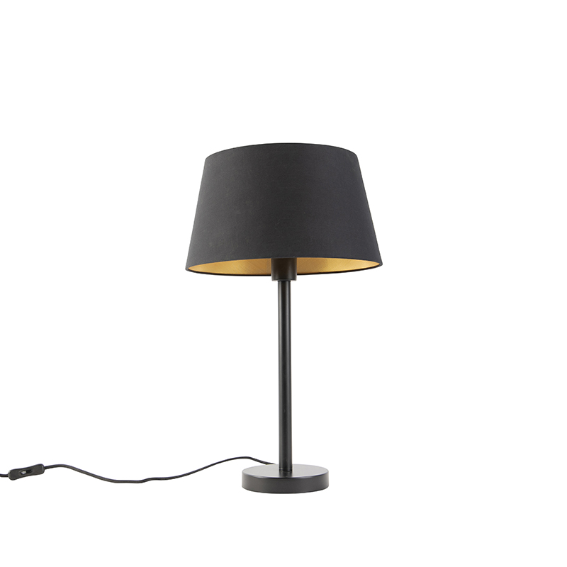 Modern black store table lamps