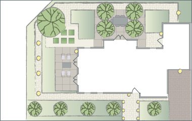 garden lighting plan