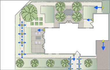 garden lighting plan